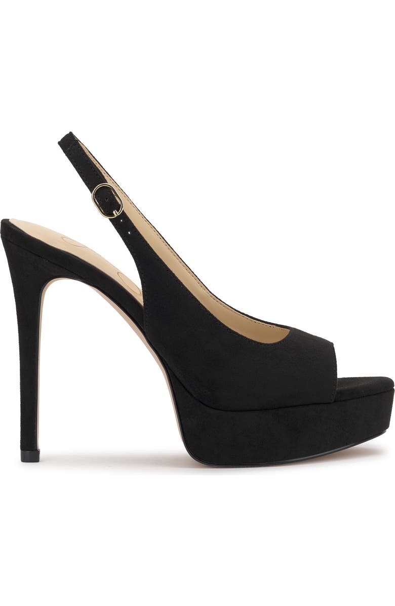 Jessica Simpson Sibilla Slingback Platform Sandal, Alternate, color, Black