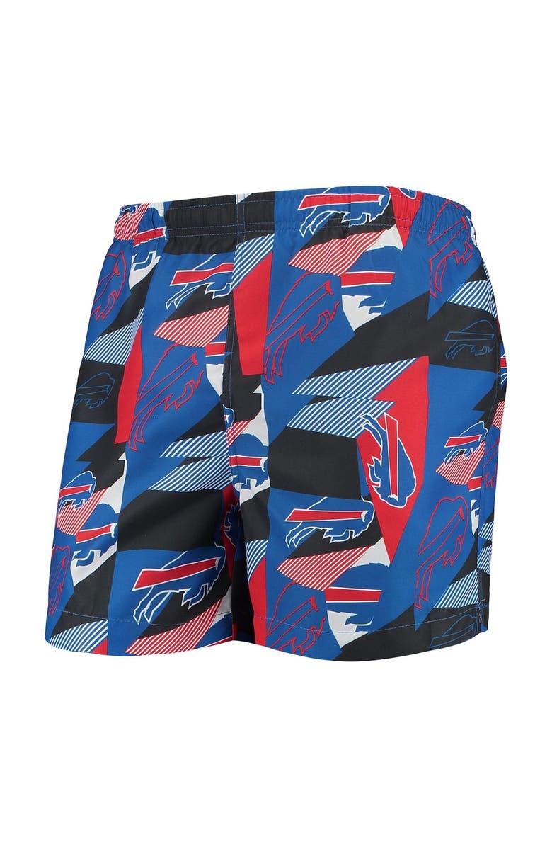 FOCO Men's FOCO Royal/Red Buffalo Bills Geo Print Swim Trunks, Alternate, color,