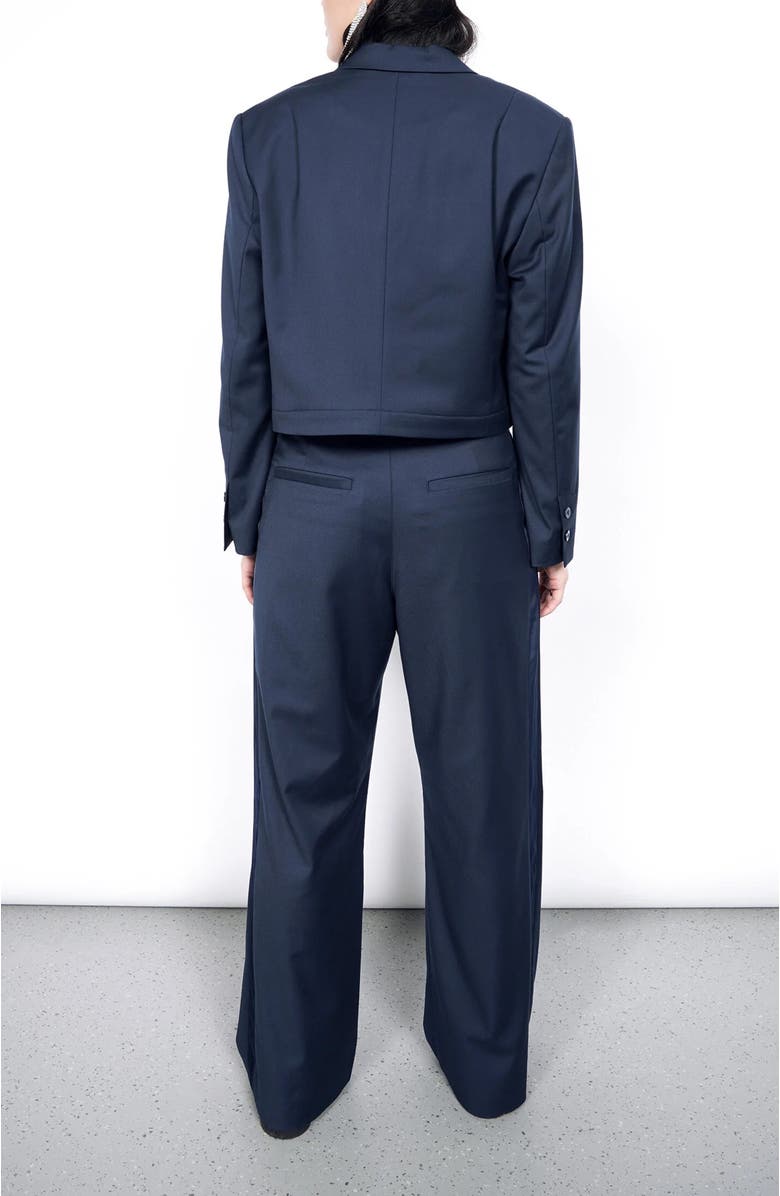 WILDFANG The Empower Cropped Convertible Blazer, Alternate, color, 