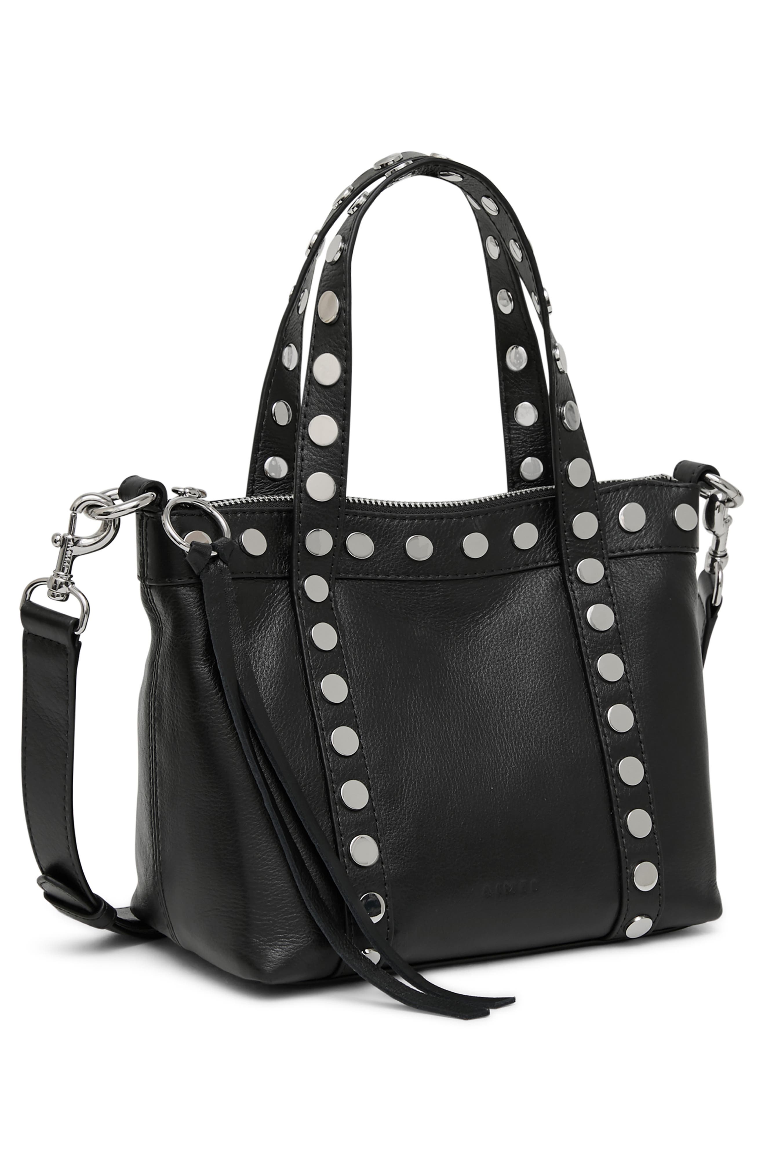AIMEE Mini Jagger Tote, Alternate, color, Black