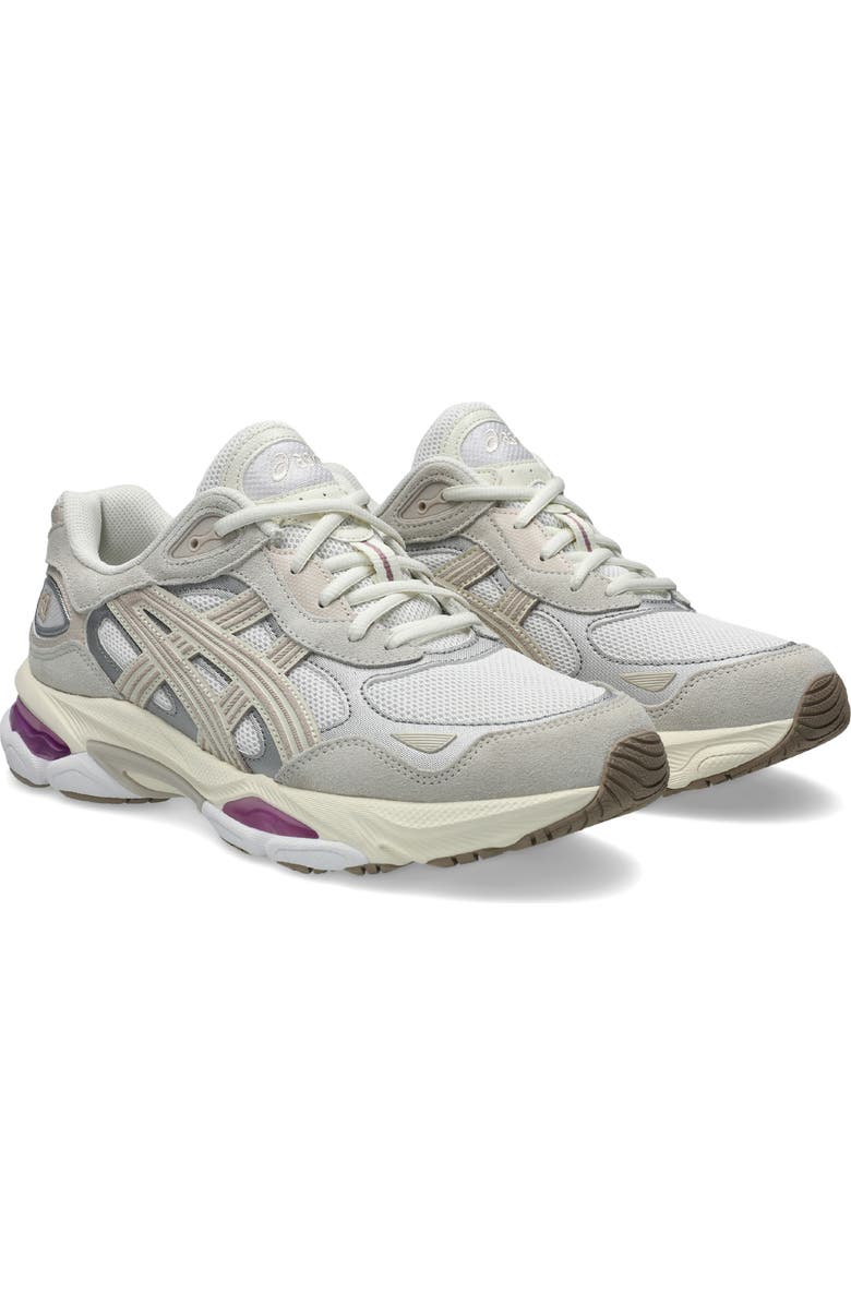 ASICS<sup>®</sup> Gender Inclusive GEL-NYC<sup>™</sup> 2.0 Sneaker, Main, color, White/ Taro Purple