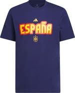 adidas Men's adidas Navy Spain National Team Jersey Hook T-Shirt