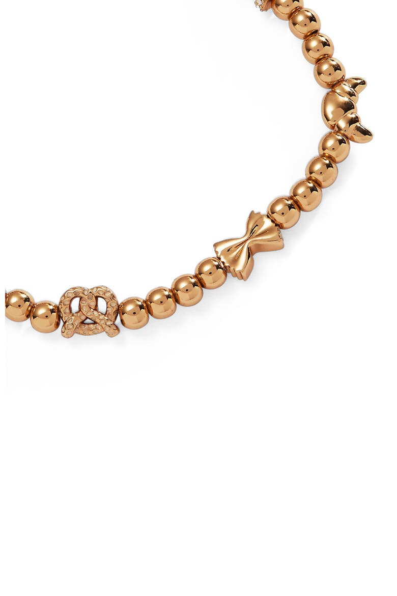 Carbs Are My Love Language Beaded Stretch Bracelet, Alternate, color, Carbs Are My Love Language