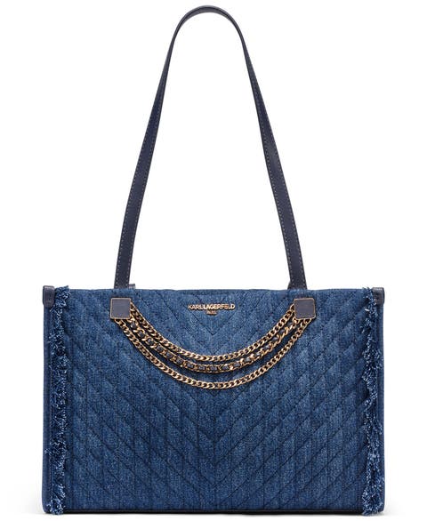 Jade Quilted Shopper