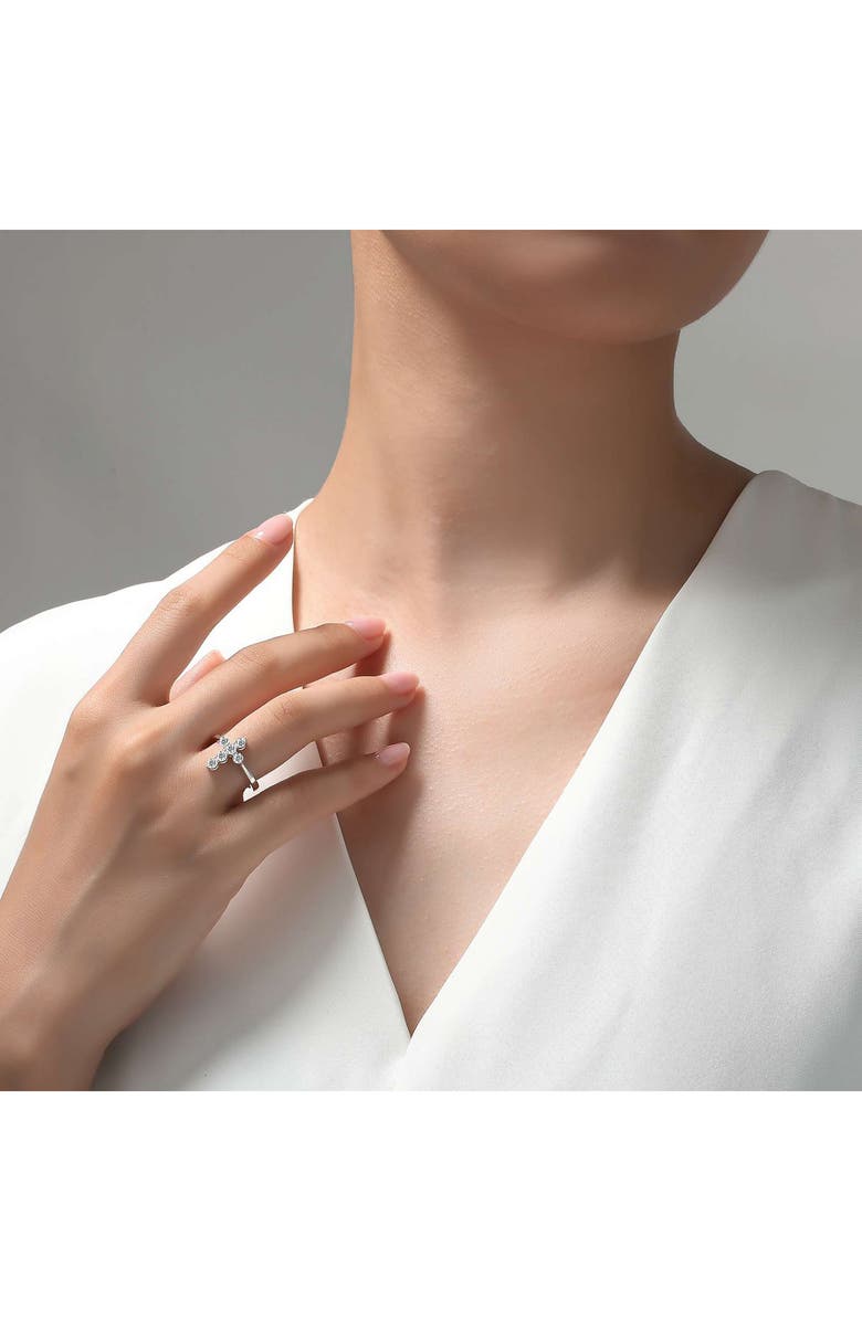 Lafonn Classic Cross Simulated Diamond Ring, Alternate, color, 