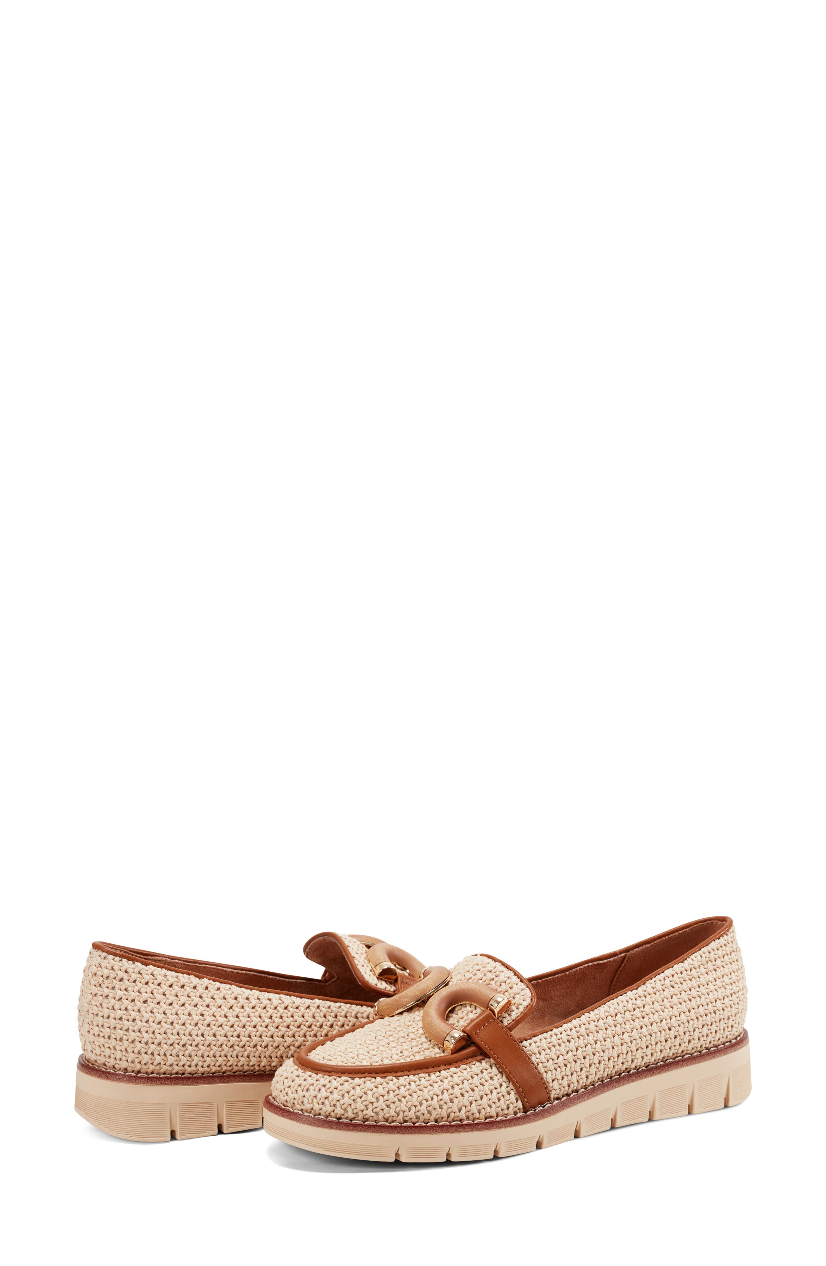 Easy Spirit Vanda Bit Loafer, Alternate, color, Light Natural
