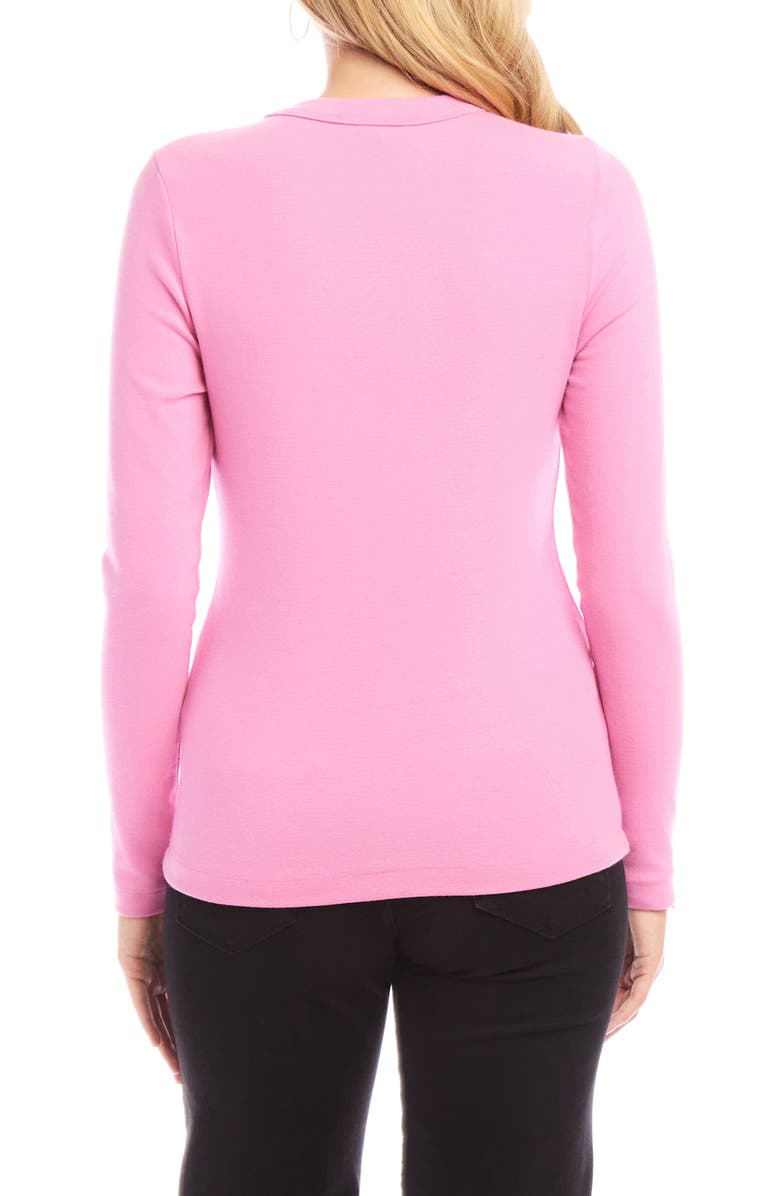 Karen Kane Long Sleeve T-Shirt, Alternate, color, 