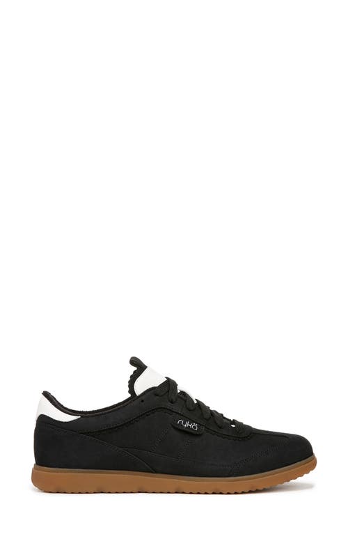 Ryka Women's Effortless Lace Up Court Sneakers In Black