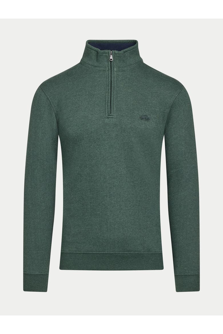 Classic Jersey Quarter Zip Sweatshirt, Alternate, color, Forest