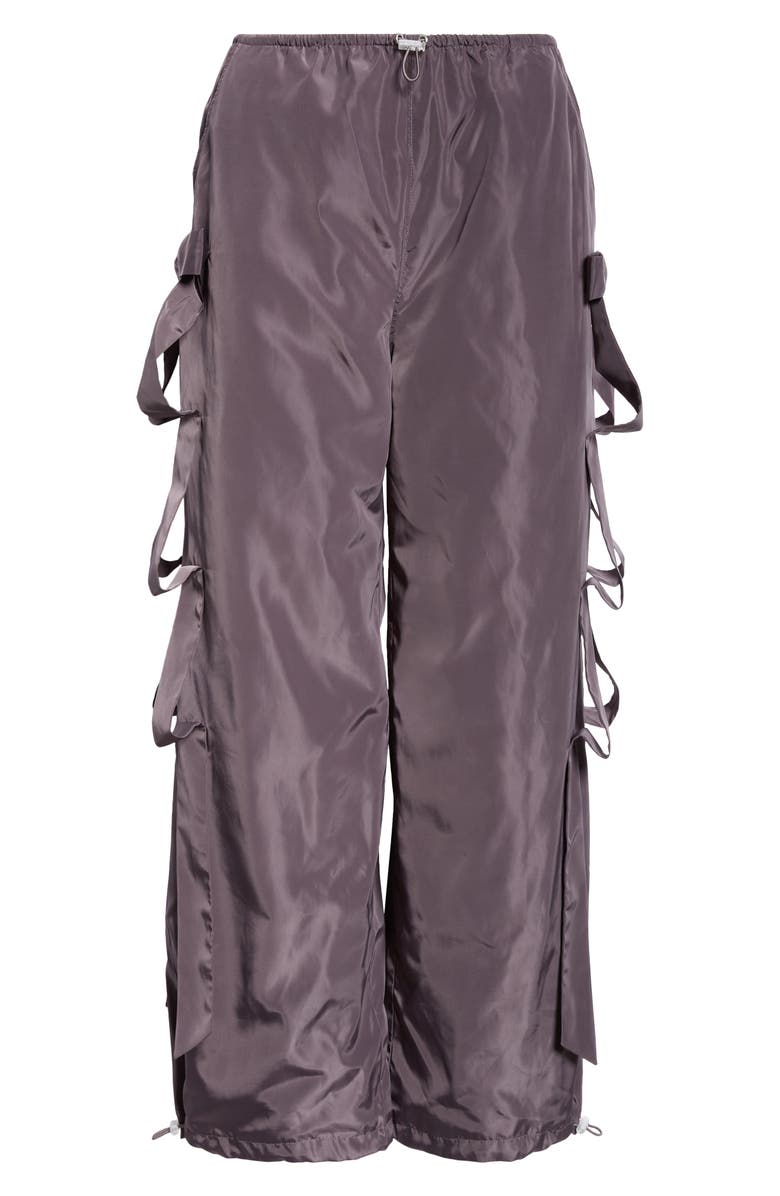 Sandy Liang Camille Bow Detail Track Pants, Main, color,