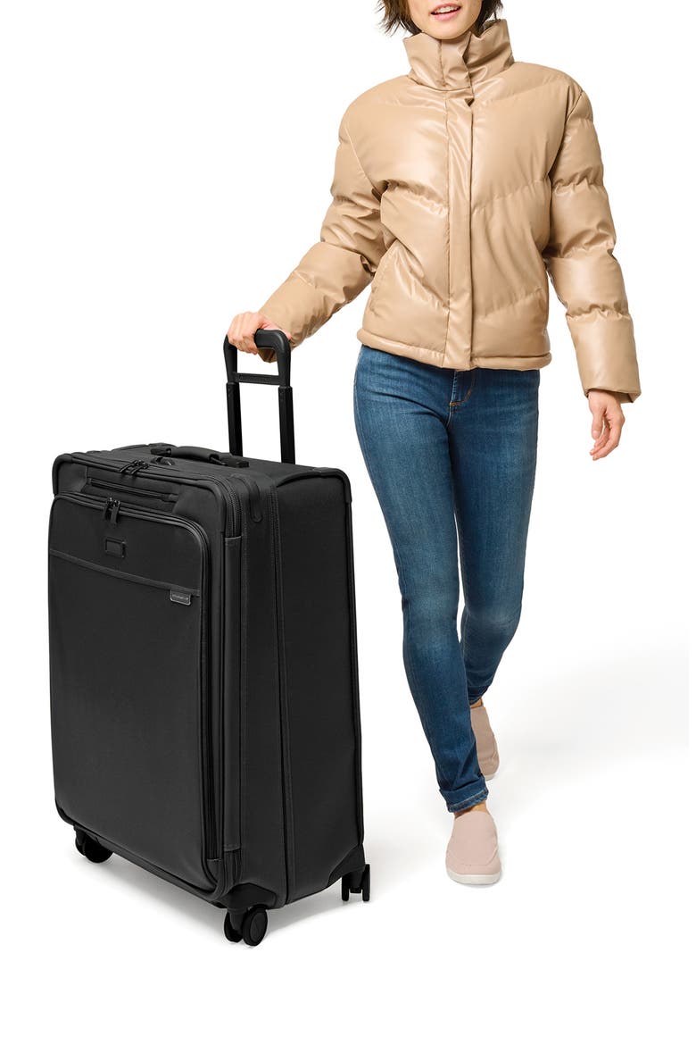 Baseline 29-Inch Large Expandable Spinner Suitcase, Alternate, color, BLACK