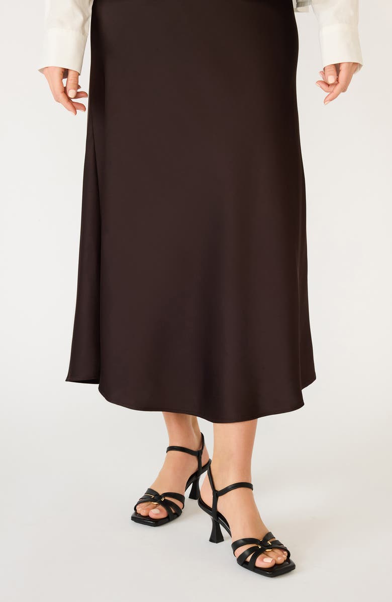 Anne Klein Jazlyn Ankle Strap Sandal, Alternate, color, Black Pu