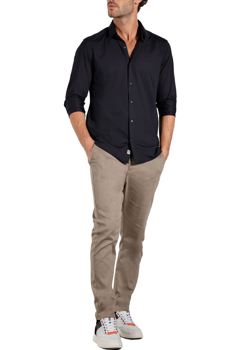 URBAN PERFORMANCE Bold Recicle UV Protection Tech Shirt, Alternate, color, Black