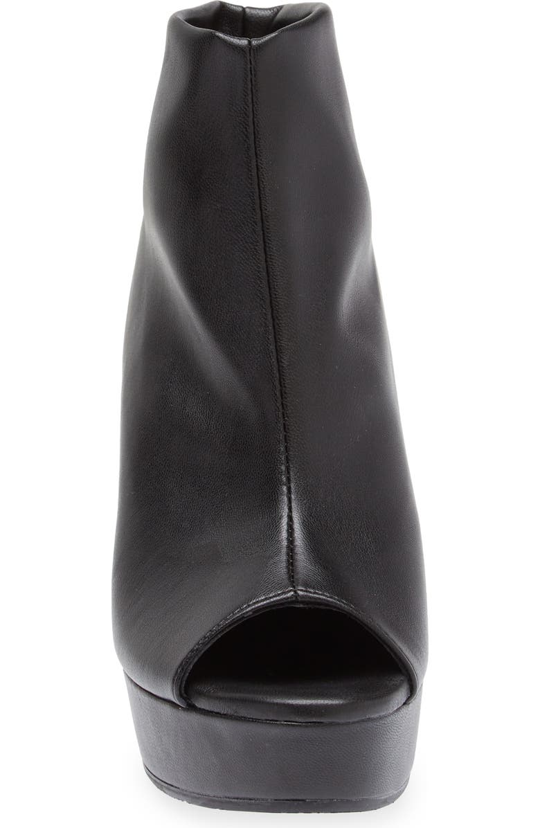 Cordani Tyra Peep Toe Platform Bootie, Alternate, color, Nappa Nero