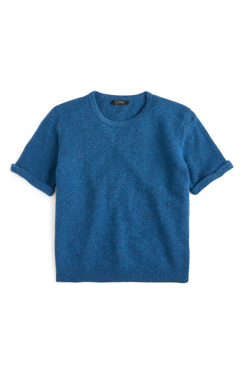 J.Crew Short Sleeve Supersoft Sweater, Main, color, 