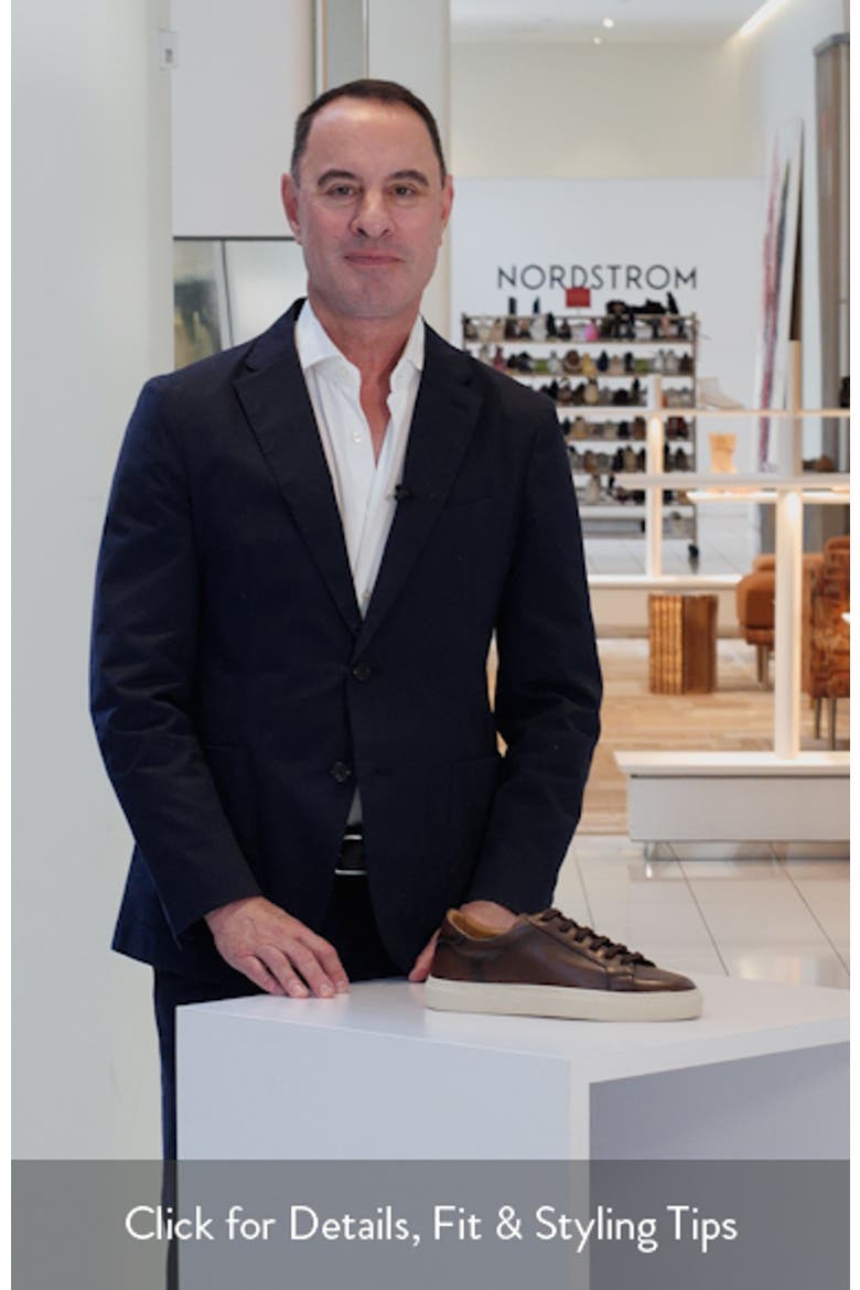 Gavin Leather Low Top Sneaker video