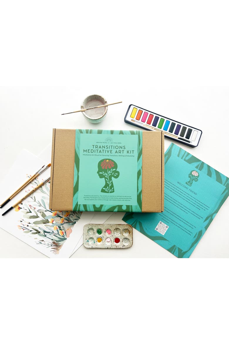 Transitions Meditative Art Kit, Main, color, Teal
