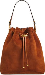 Jimmy Choo Cinch Leather Bucket Bag