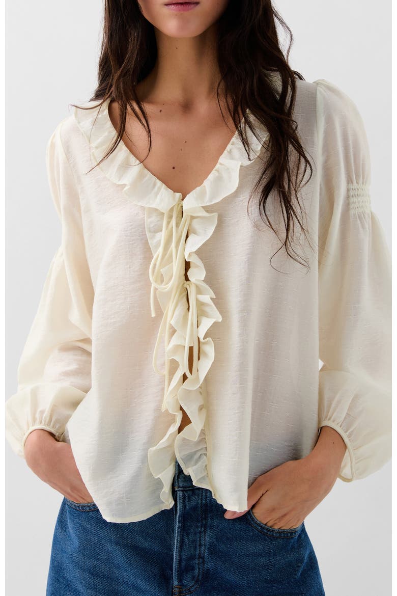 Stars Shirt, Main, color, Ecru