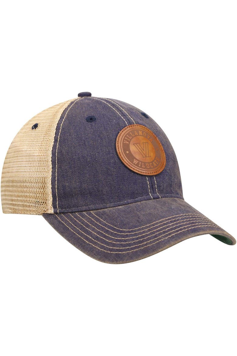 Men's Navy Villanova Wildcats Target Old Favorite Trucker Snapback Hat, Alternate, color, Navy