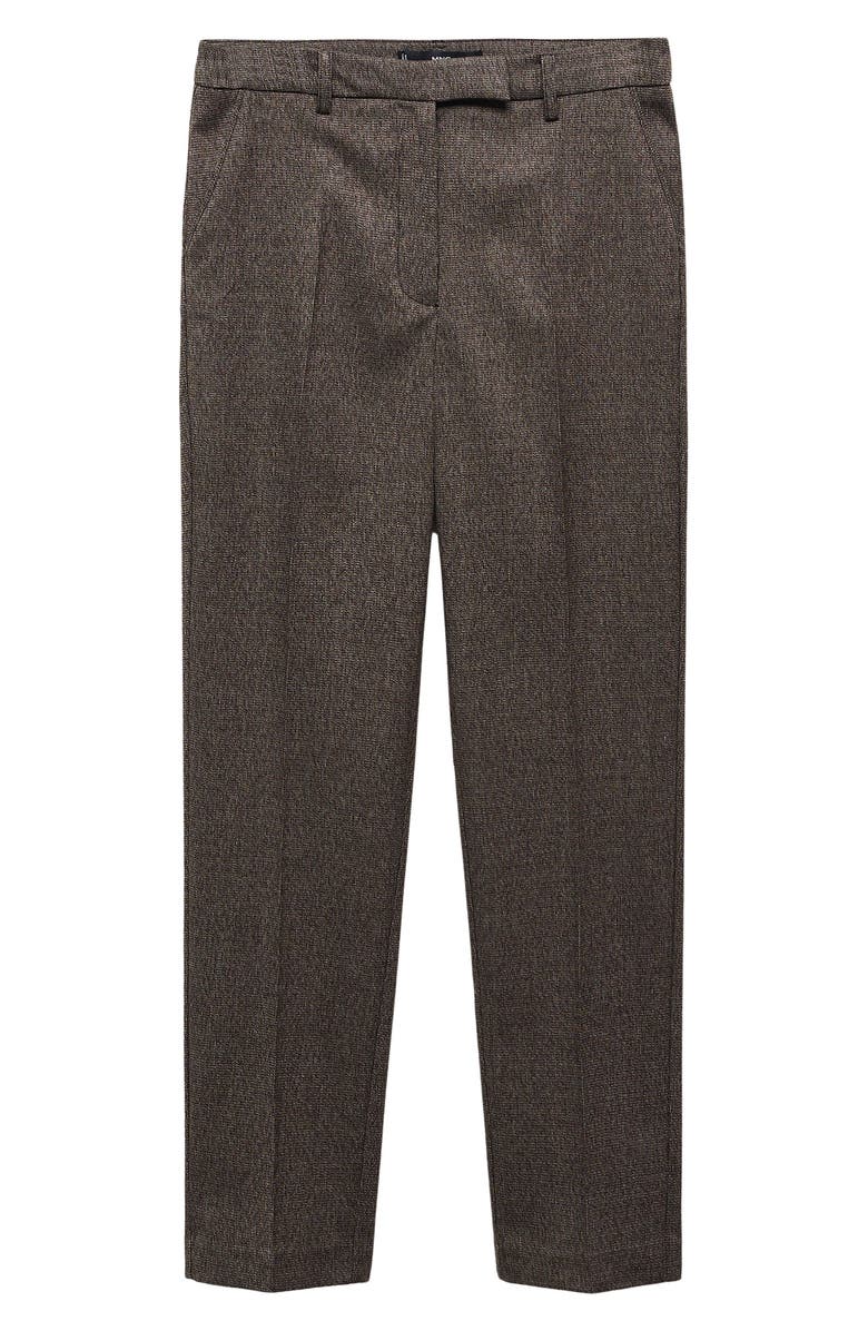 MANGO Ankle Skinny Suit Pants, Alternate, color, Grey