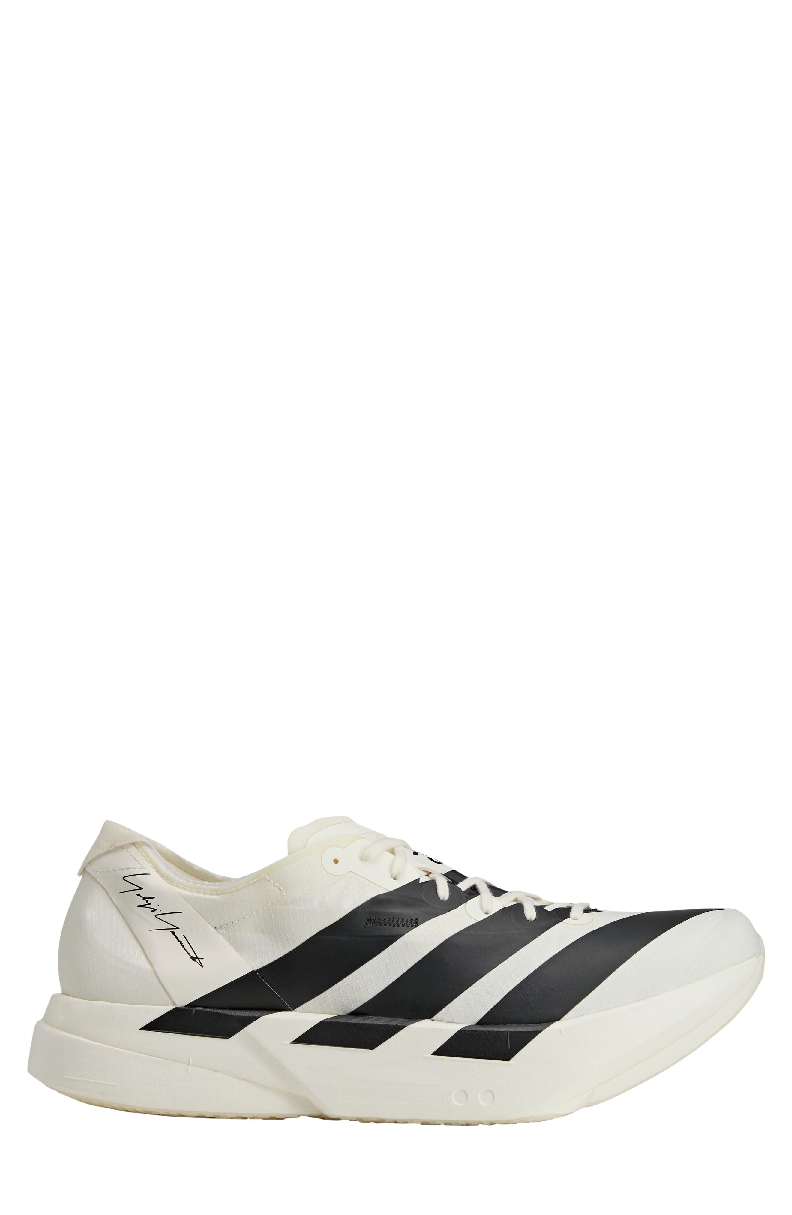 Adios Pro 4 Running Shoe, Alternate, color, OWHITE/ OWHITE/ BLACK