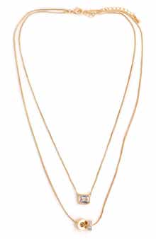 Panacea Double Layered Barrel Bead Necklace