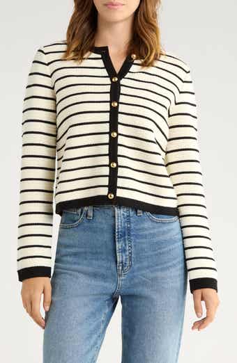 Rails Catania Stripe Cotton Cardigan