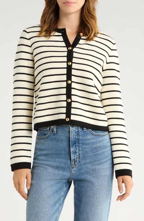 Rails Catania Stripe Cotton Cardigan