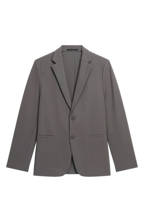 Theory Clinton Precision Ponte Knit Blazer In Gray