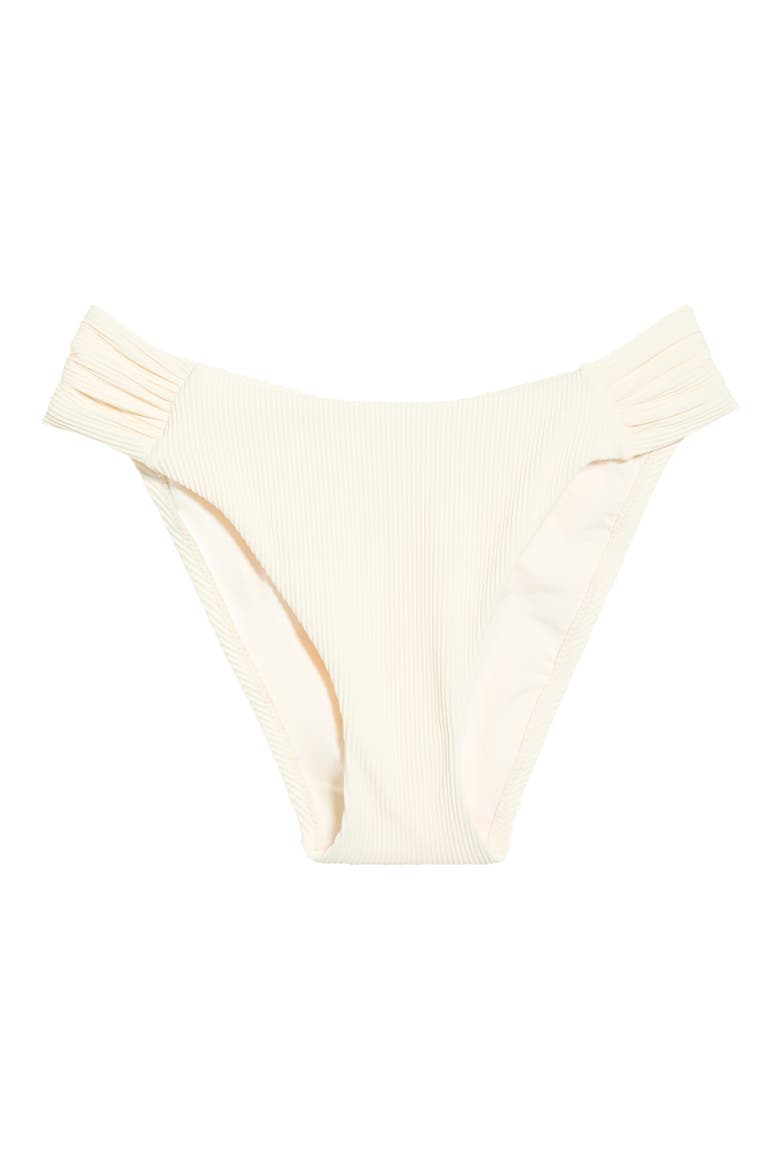 Side Tab Hipster Bikini Bottoms, Alternate, color, CREAM