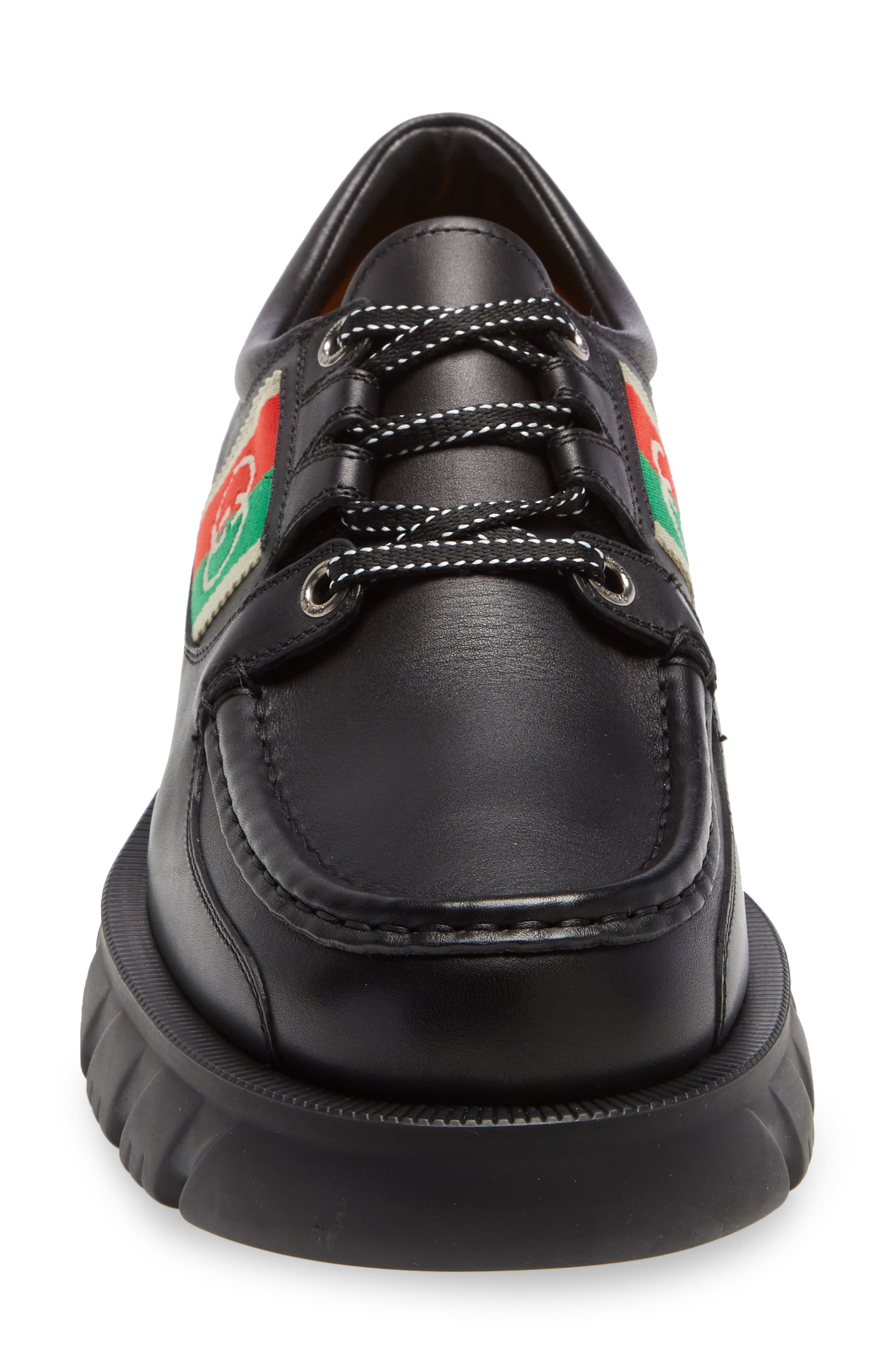 Gucci Romance Logo Derby, Alternate, color, 