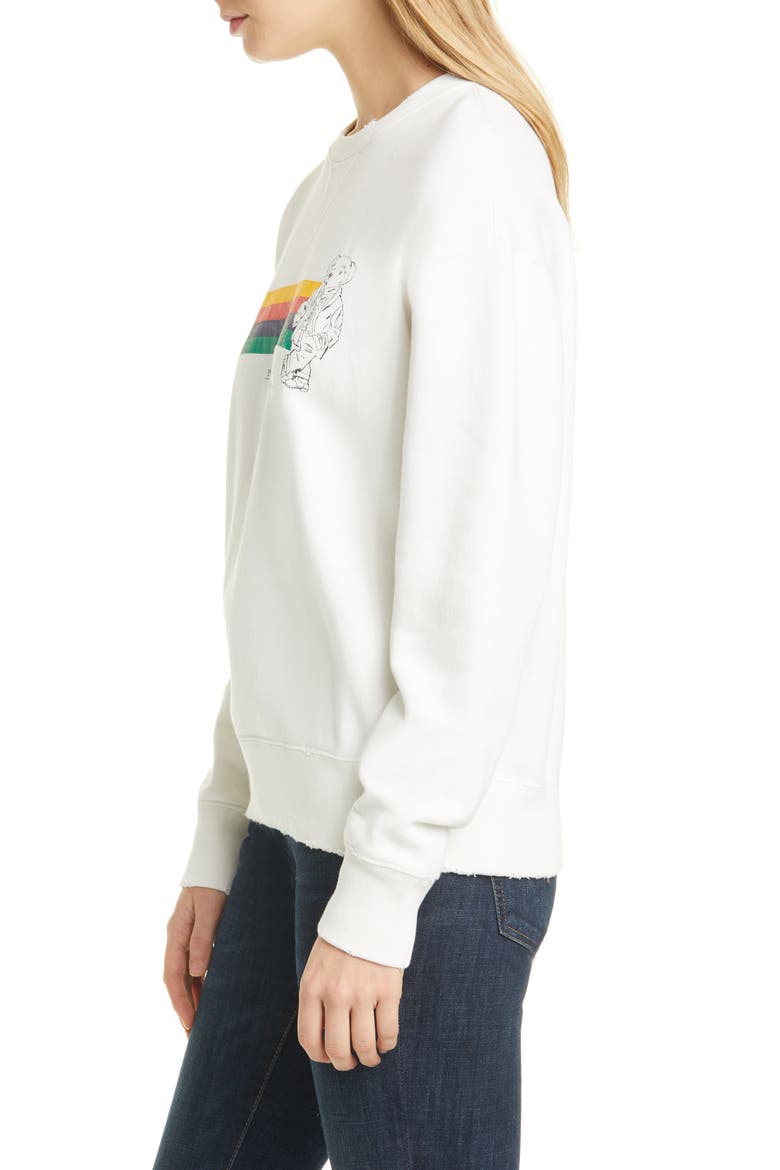 Polo Bear Sweatshirt, Alternate, color, DECKWASH WHITE