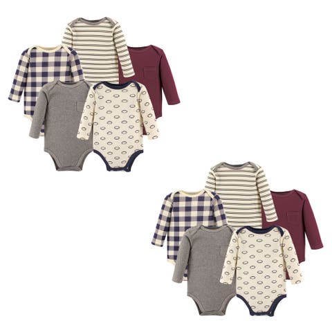 Cotton Long-Sleeve One-Piece Garment (Baby)