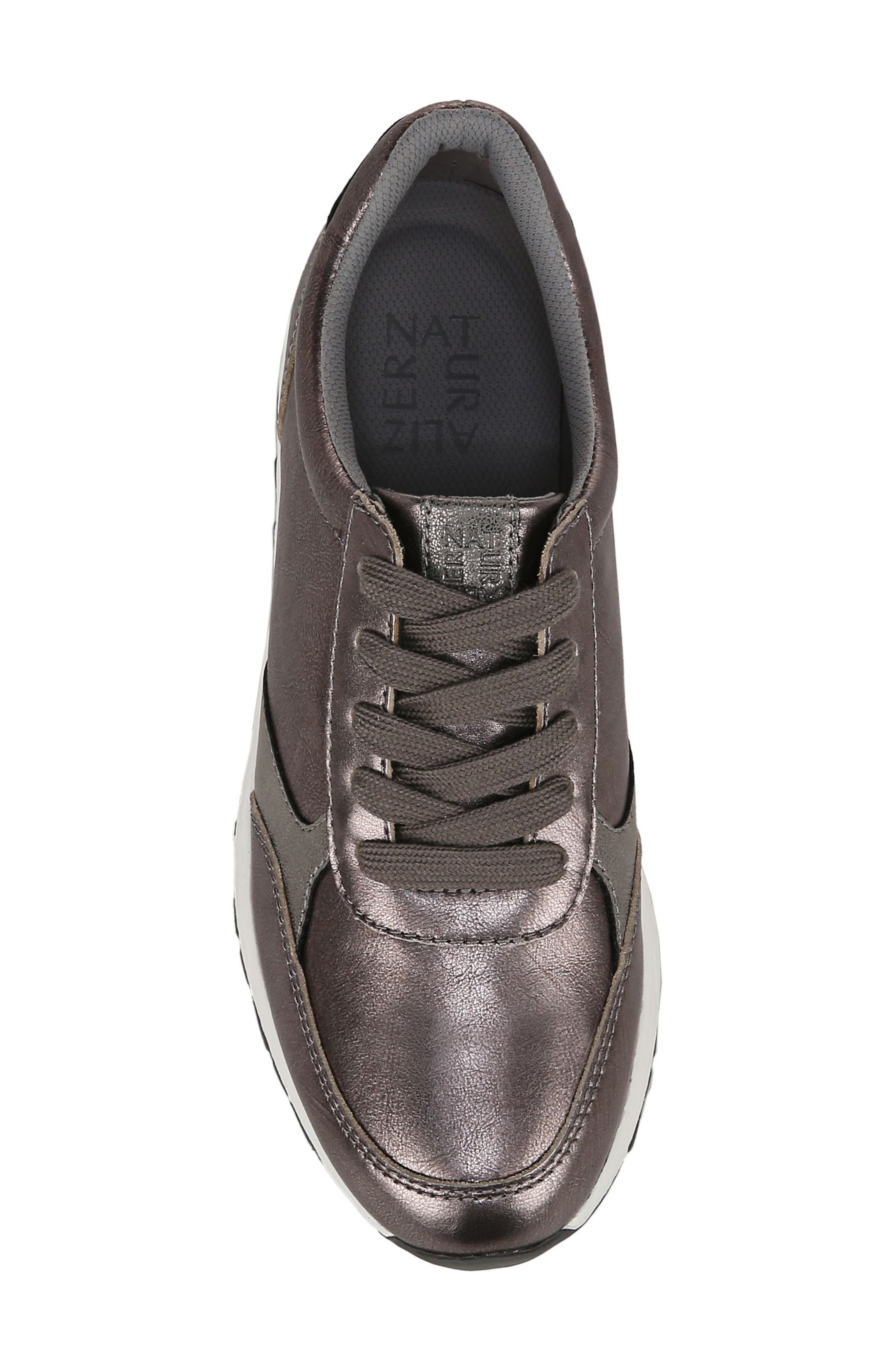 Naturalizer Shay Sneaker, Alternate, color, Pewter Leather