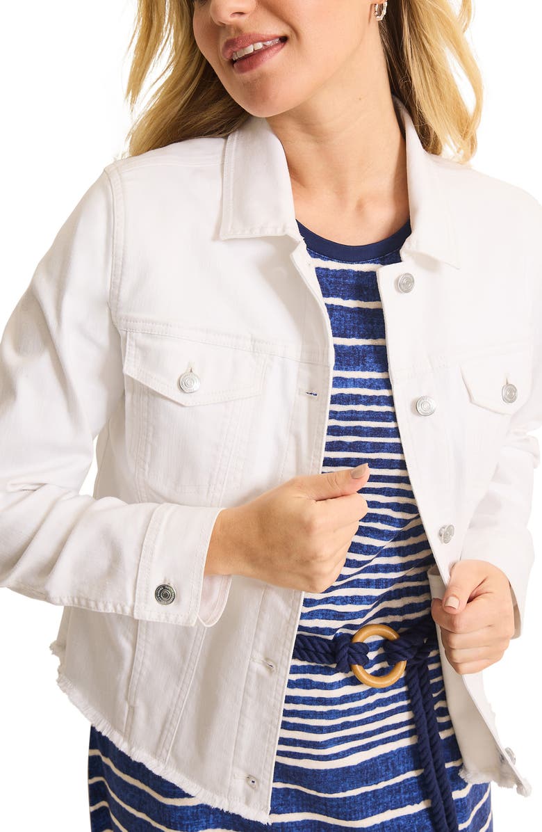 Tommy Bahama Ella Denim Jacket, Main, color, Sugar Wash