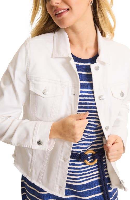 Tommy Bahama Ella Denim Jacket In White