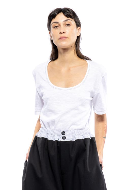 Toit Volant Makiko Tee In White