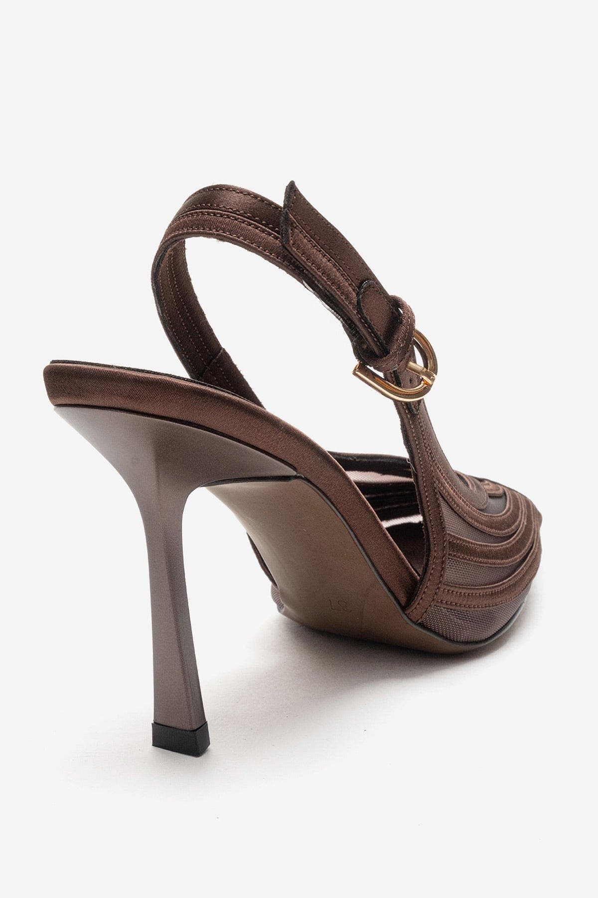 Safira Stiletto Pump, Alternate, color, Brown