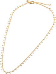 Madewell Enamel Chain Choker Necklace.