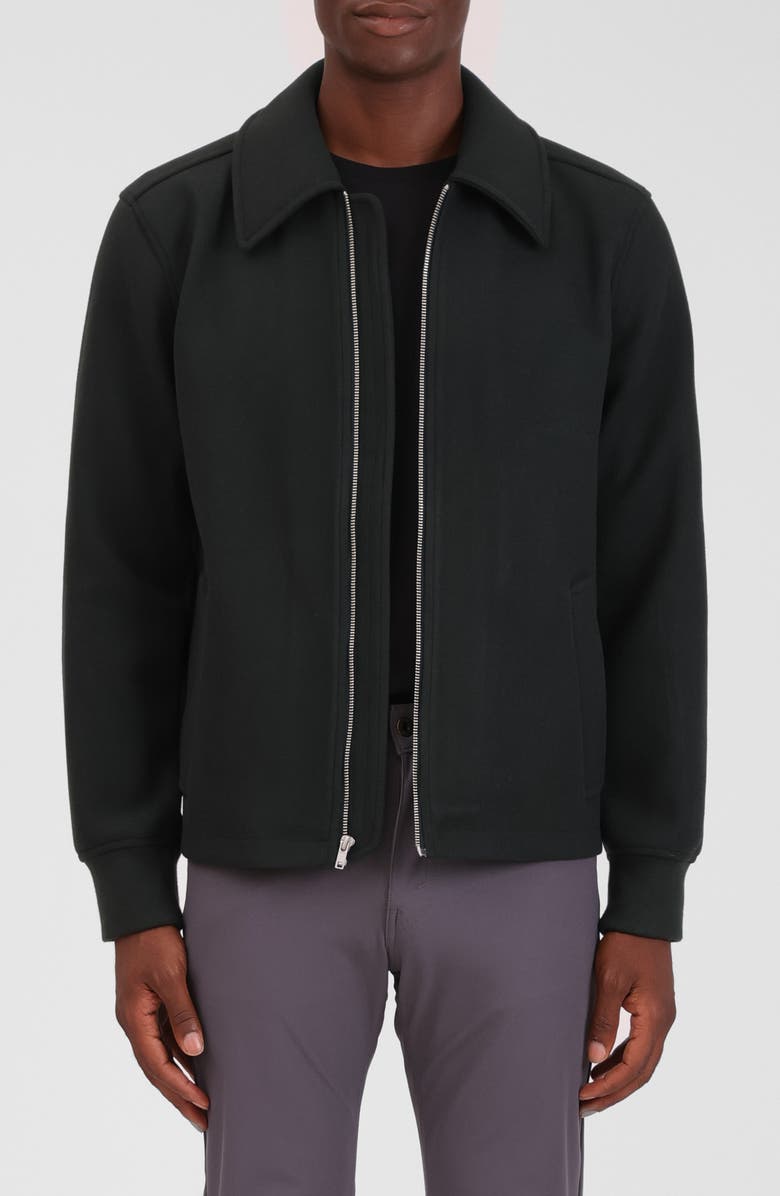 Bagatelle Knit Bomber Jacket, Main, color, Forest Green