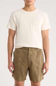 BUCK MASON Vintage Jacquard Cotton Crew T-Shirt