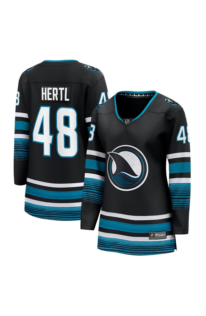 FANATICS Women's Fanatics Tomas Hertl Black San Jose Sharks Alternate Premier Breakaway Player Jersey, Alternate, color, 