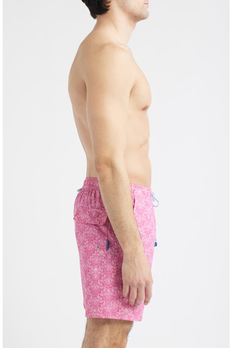 Pina Colada Swim Trunks, Alternate, color, PINK RUBY
