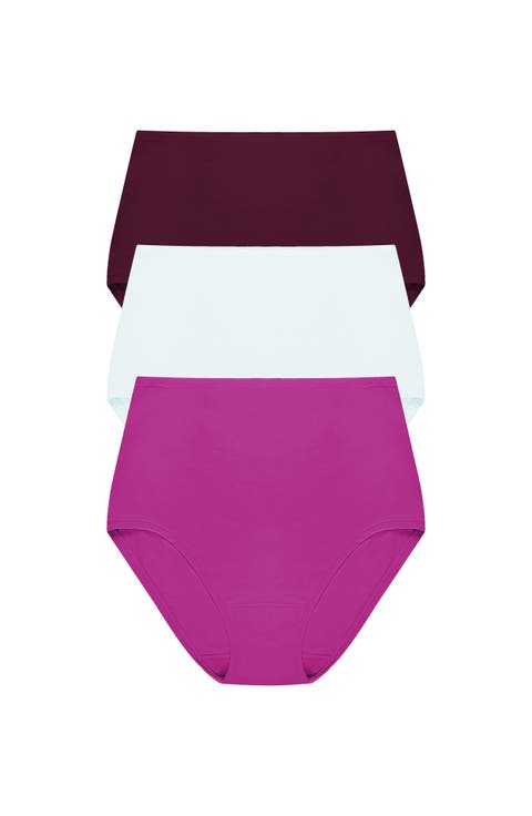 Bliss Bare Cotton High Waist Brief 3-Pack