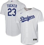 Nike Youth Nike Kyle Tucker White Los Angeles Dodgers Home Replica Jersey
