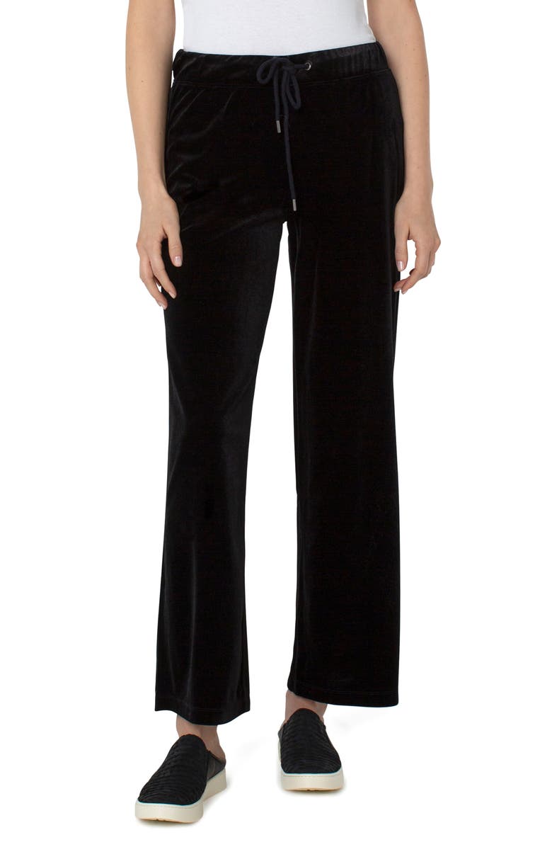 Liverpool Los Angeles Wide Leg Velvet Pants, Main, color, 