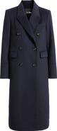 Sam Edelman Doubled Breasted Wool Blend Military Coat