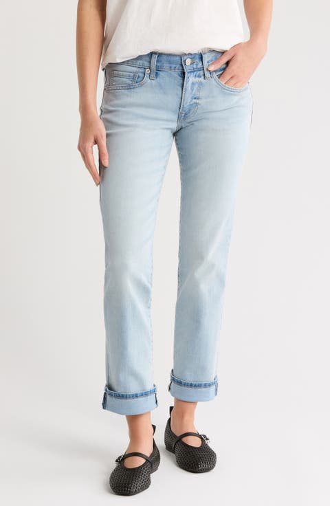 Mid Rise Sweet Straight Leg Jeans (D010 - Bain Bridge)