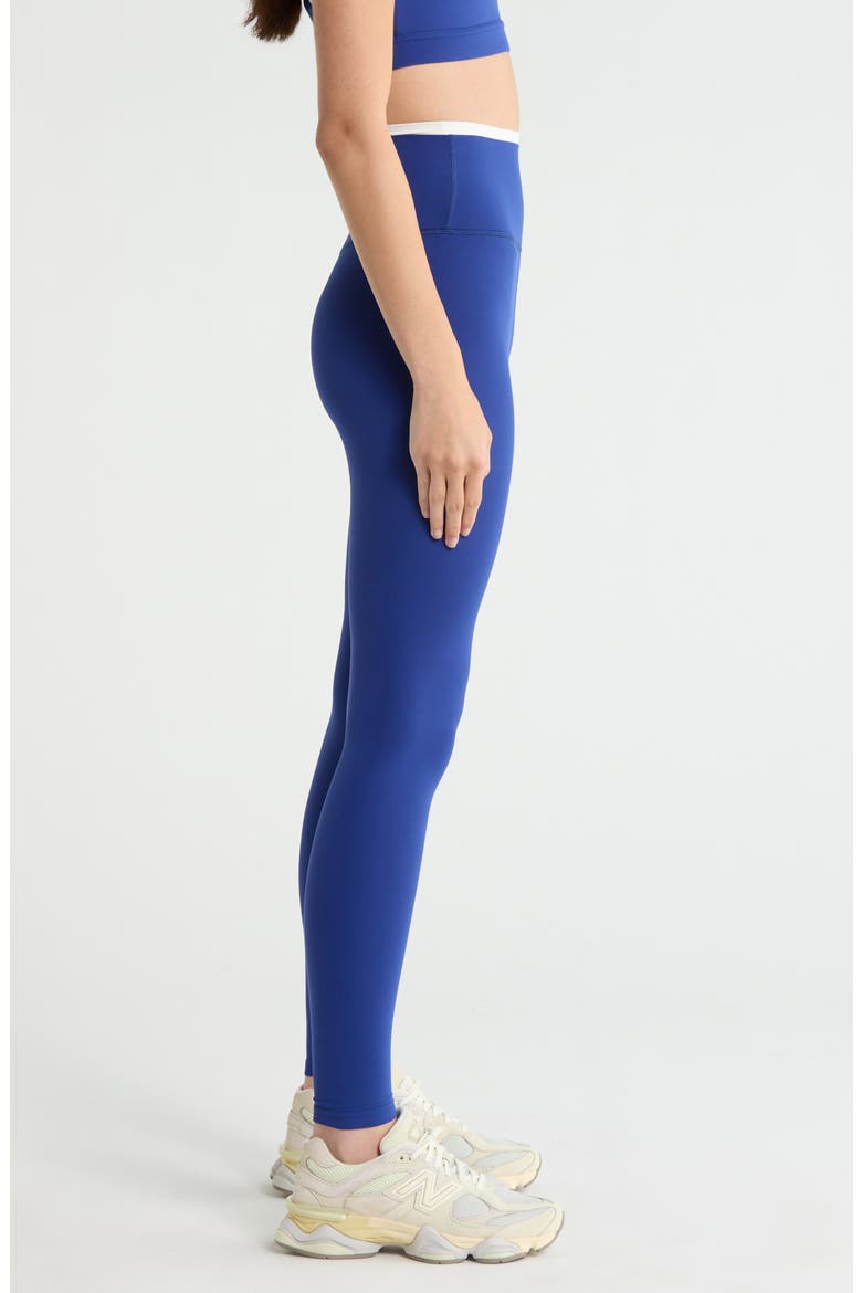 Dual High Waist Airweight 7/8 Leggings, Alternate, color, COBALT/ WHITE